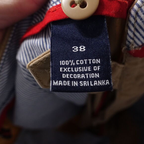 DANIEL CREMIEUX UMBRELLAS BEIGE KHAKI CHINO SHORTS MENS SIZE 38 - Picture 7 of 7